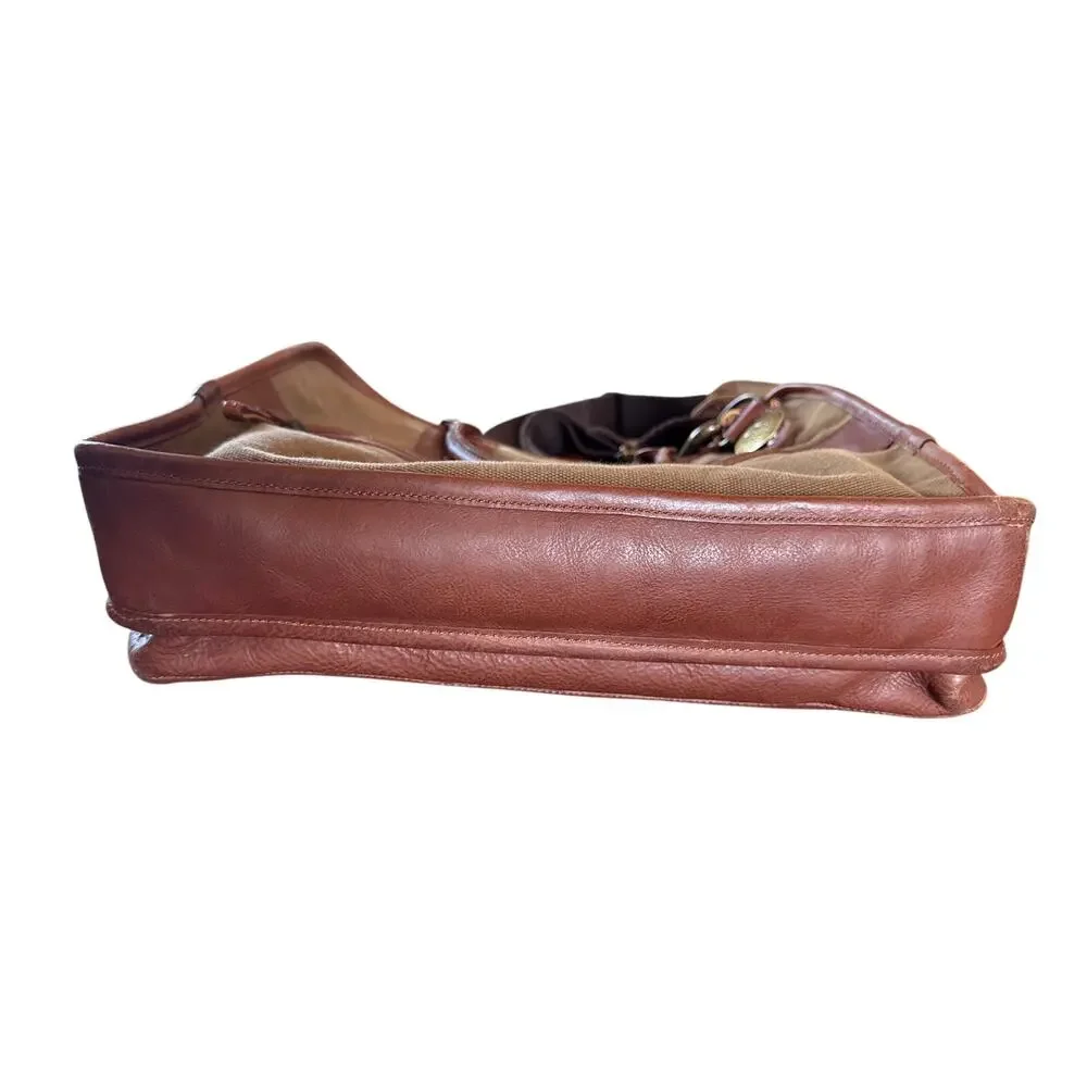 Will Leather Goods Aldridge Briefcase in Tobacco Brown
